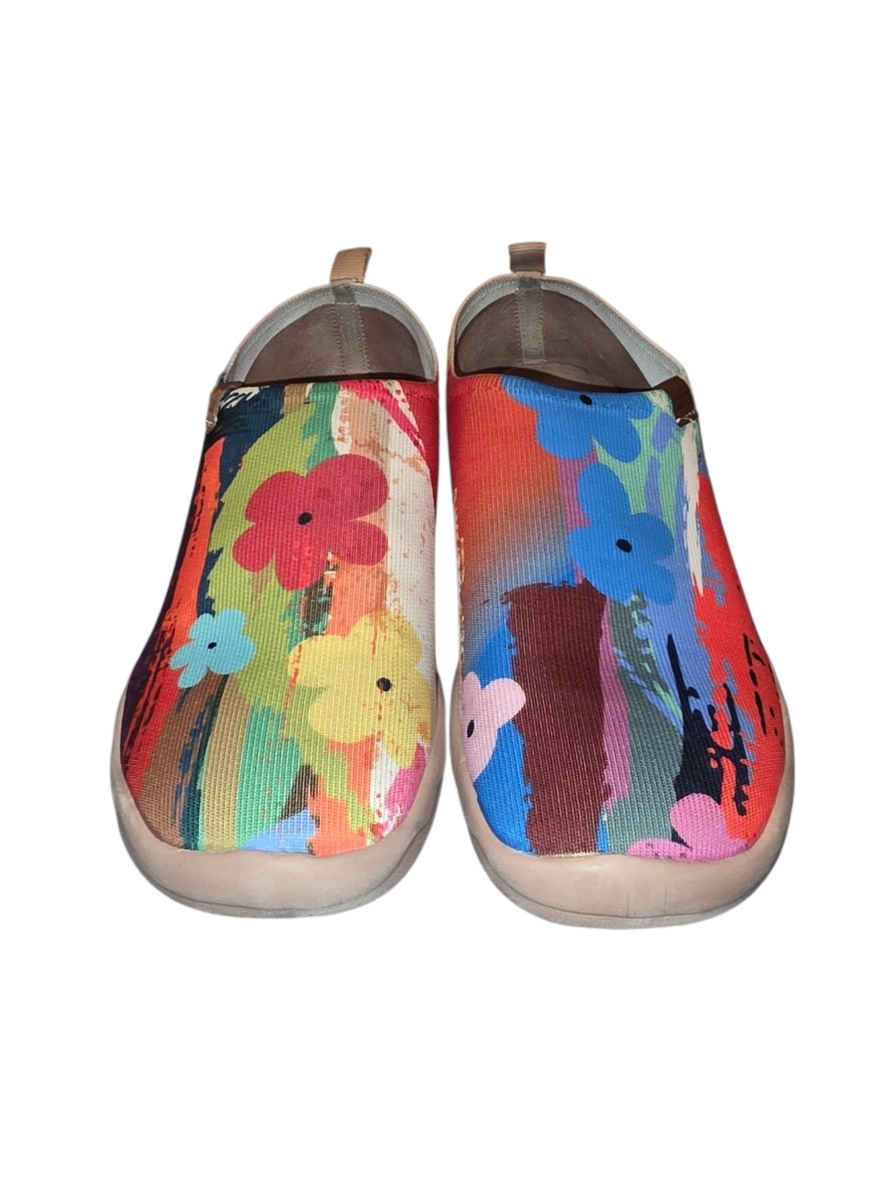 UIN Summertime Blossoms Slip On Canvas Shoe